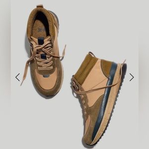 Madewell MLW sneaker boots. Wore 2 times. Waterproof and good for light snow